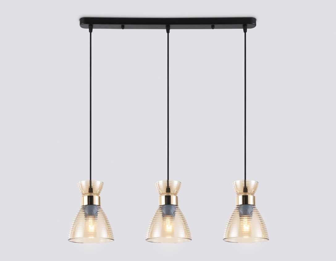 Светильник подвесной со стеклянными плафонами Ambrella light Traditional TR3404