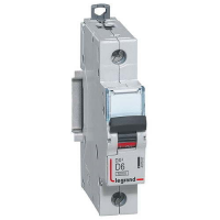 Выкл. автомат.  1П   6А  хар-ка D  6кА/10кА  LGR  DX3 407967