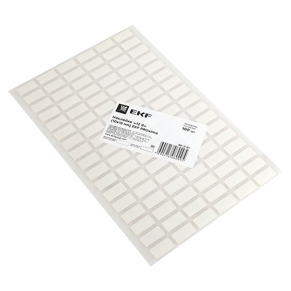 Наклейка "12В" (10x15) EKF PROxima