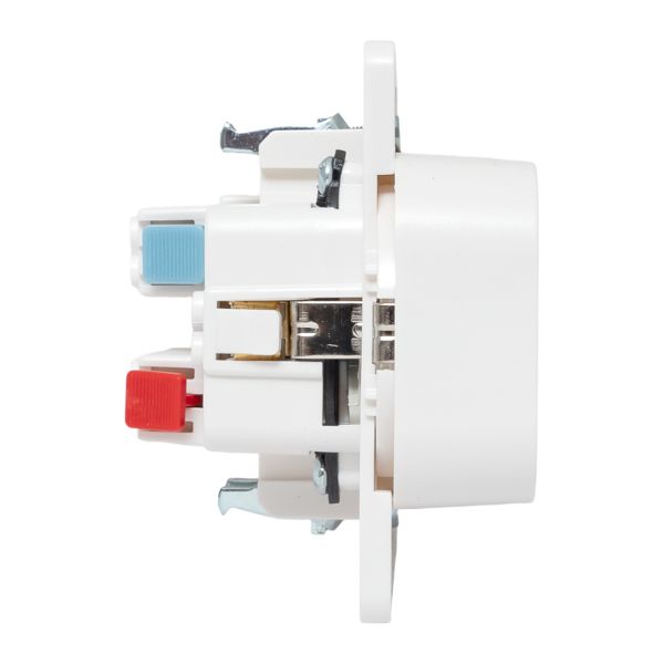 Стокгольм Механизм Розетки 2-местной с/з 16А автоматические клеммы белый с защ. штор. EKF PROxima