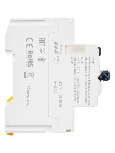 ARMAT Выключатель дифференциального тока R10N 2P 63А 100мА тип AC IEK