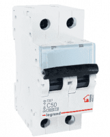 Выкл.автом.  2П  63A  хар-ка C  6кА  LGR  TX3 404048