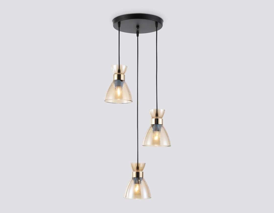 Светильник подвесной со стеклянными плафонами Ambrella light Traditional TR3405