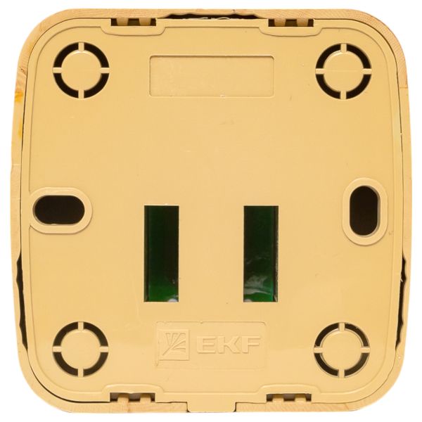 Розетка Phone 1-местная ОП Минск светлое дерево EKF