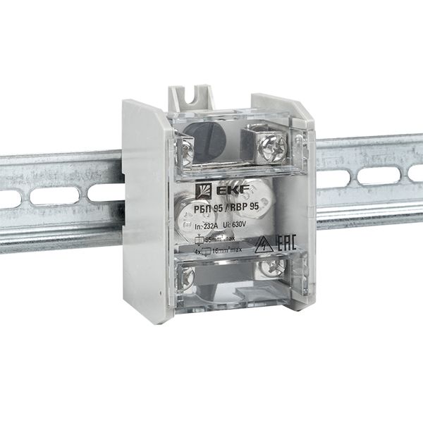 Распределительный блок проходной РБП 95 (1x95-4x16 мм2) 232/100А EKF PROxima