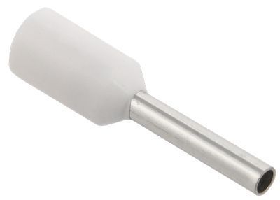 Наконечник НШВИ(2)  0,75-10 Наконечник-гильза НГИ2 0,75-10 (белый) (100 шт) IEK