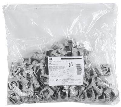 Крепеж-клипса унив. 20мм серая CF20 IEK (кратно 100)