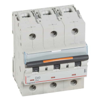 Выкл. автомат.  3П  40А  хар-ка D  25кА  LGR  DX3 409837