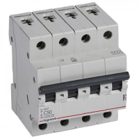 Выкл.автом.  4П  50А  хар-ка C  4,5кА  LGR  RX3 419746