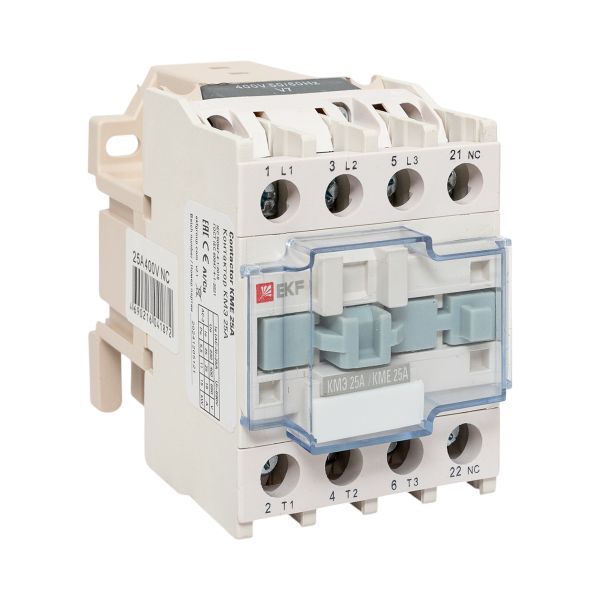 Контактор КМЭ малогабаритный 25А 380В 1NC EKF PROxima