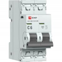 Выкл. автом. 2П   6А хар-ка  С  6кА EKF  ВА 47-63N  PROxima