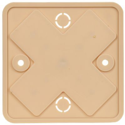 Коробка распаячная КМ41216-04 для открытой проводки безгалогенная (HF) 75х75х28мм сосна (6 клемм 6мм2) IEK