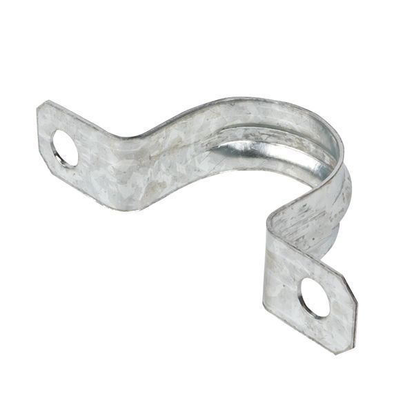 Скоба металлическая двухлапковая d25-26 мм (100 шт) EKF PROxima