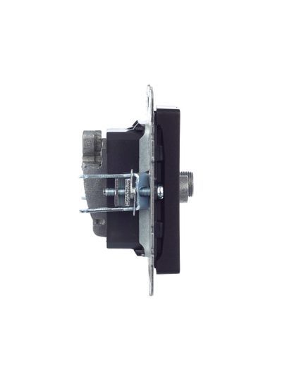 BRITE Розетка двойная TV+SAT РТВ/РСп12-БрЧ черный IEK