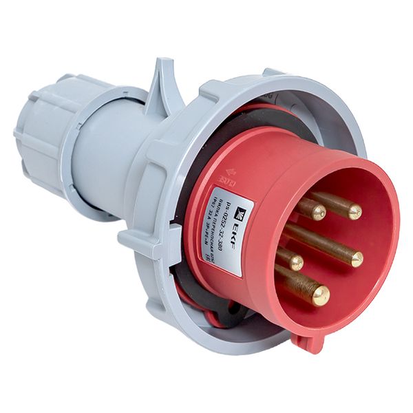 Вилка переносная 0252 3Р+РЕ+N 32А 380В IP67 EKF PROxima