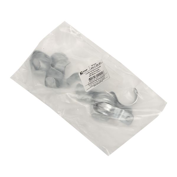 Скоба металлическая однолапковая d25-26 мм (10 шт) EKF PROxima