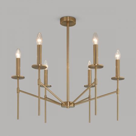 Подвесная люстра Eurosvet Anders 60142/6 латунь