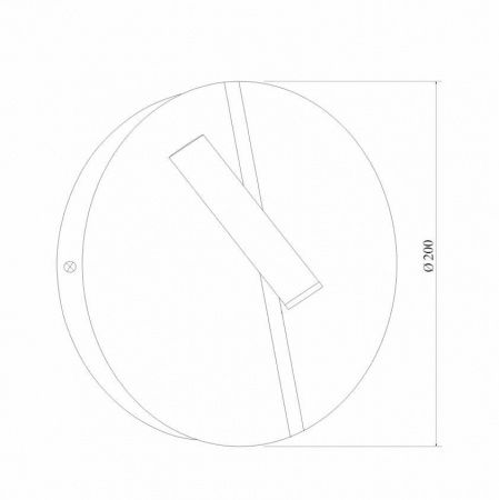 Светодиодный спот Elektrostandard Drom LED 40105/LED белый/хром a055361