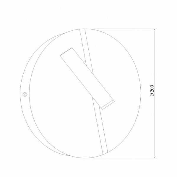 Светодиодный спот Elektrostandard Drom LED 40105/LED чёрный/чёрный жемчуг a055362