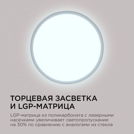 Настенно-потолочный светодиодный светильник Apeyron Spin 18-128