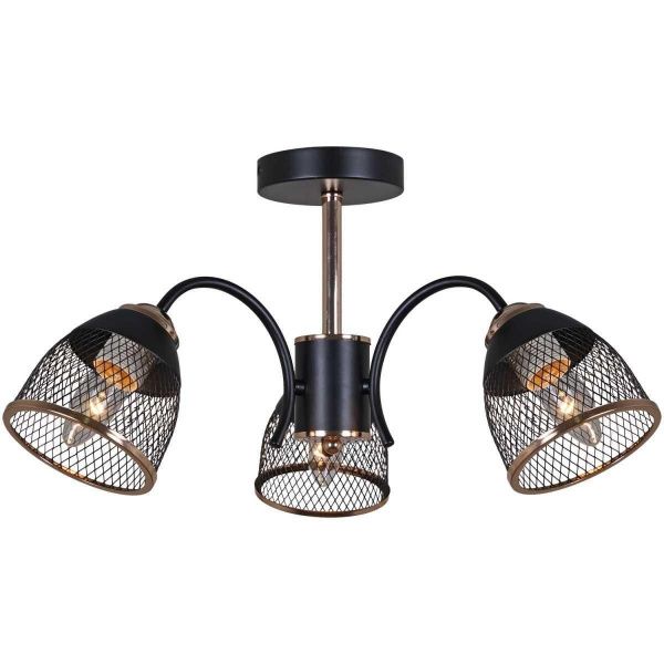 Потолочная люстра Reluce 01505-0.3-03 BK+FGD