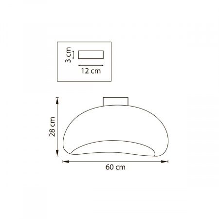 Светильник настенно-потолочный 1xE27 (led) max 12W Sigma Lightstar 611666
