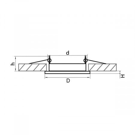 Встраиваемый светильник Lightstar Tensio 212117