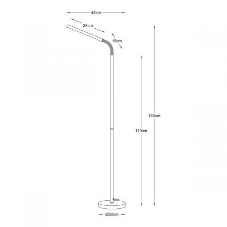 Торшер Lucide Gilly 36712/05/31