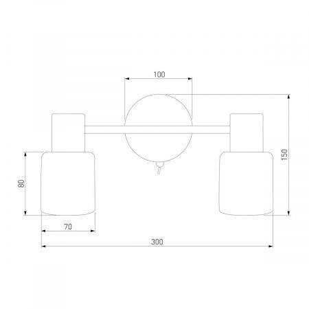 Спот Eurosvet Corso 20089/2 бронза