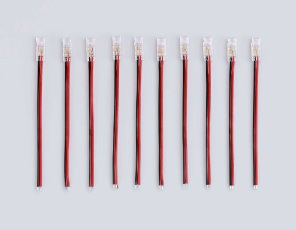 Соединитель гибкий односторонний AMBRELLA LIGHT ILLUMINATION COB 12/24V для лент 5mm (2 конт.) (10шт. в комплекте) GS7373