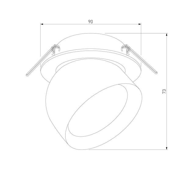 Встраиваемый светодиодный спот Elektrostandard Uno 25092/LED a065453