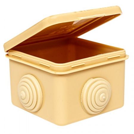 Коробка распределительная КМР-030-036 пылевлагозащитная, 4 мембранных ввода (65x65x50) светлое дерево EKF PROxima