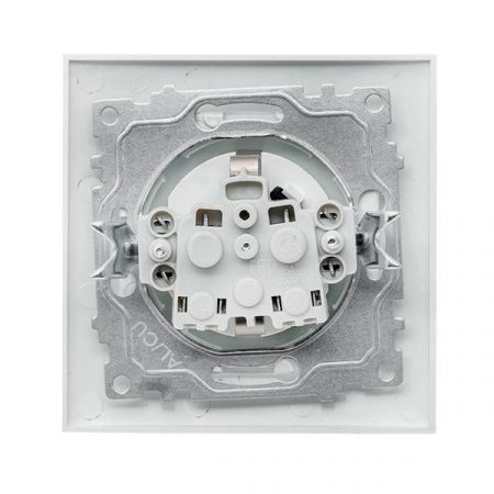 Валенсия розетка 1-местная с/з 16А белая с защ. штор. EKF PROxima