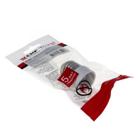 Переходник E27-E14 бел. EKF