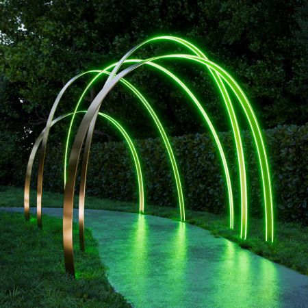 Комплект светодиодного НЕОНа Apeyron 220В, 6Вт/м, зеленый, smd 2835, 144д/м, круглый,  d=14мм, 10м, IP65 (сетевой шнур, заглушка, крепеж - 10шт) 10-11