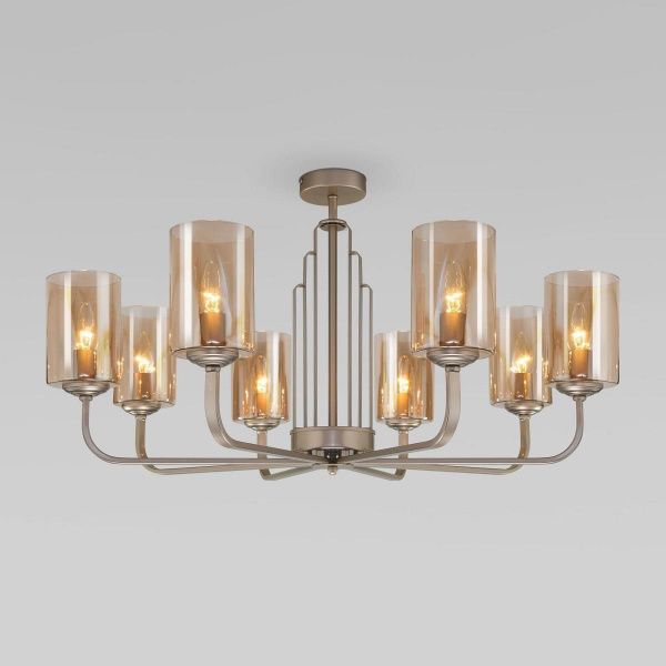 Потолочная люстра Eurosvet Defi 60138/8 перламутровое золото