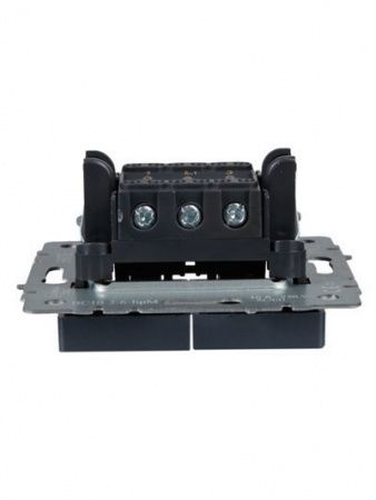 BRITE Выключатель 2-клавишный проходной 10А ВС10-2-6-БрМ маренго IEK