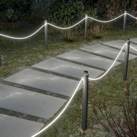 Комплект светодиодного НЕОНа Apeyron 220В, 6Вт/м, 300лм/м, 4000К, smd 2835, 144д/м, круглый, d=14, 10м, IP65 (сетевой шнур, заглушка, крепеж - 10шт) 1