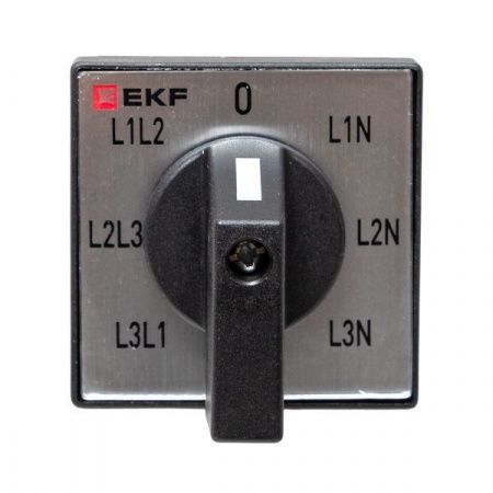 Переключатель кулачковый ПК-1-64 10А для вольтметра EKF PROxima