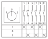 Перекл. кулачк. ПК-1-23 63А 3P "1-0-2" EKF
