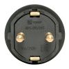 Вилка прямая каучуковая 230В, 2P+PE, 16A, IP44 EKF Марс