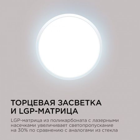 Настенно-потолочный светодиодный светильник Apeyron Spin 18-126