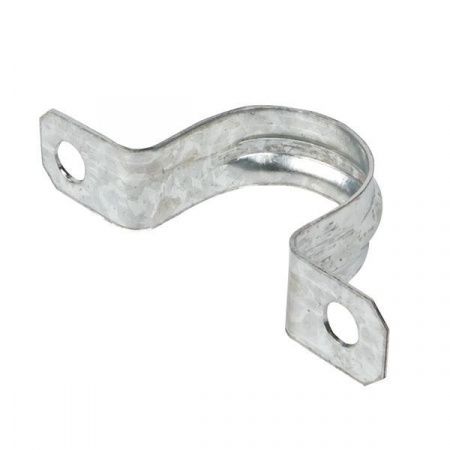 Скоба металлическая двухлапковая d25-26 мм (100 шт) EKF PROxima