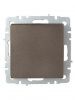 BRITE Выключатель 1-клавишный проходной 10А ВС10-1-6-БрТБ темная бронза IEK