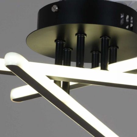 Люстра Reluce 08855-3.3-03C BK+GY