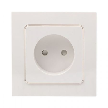 Стокгольм Механизм Розетки 1-местной б/з 10 А автоматические клеммы белый с защ. штор. EKF PROxima