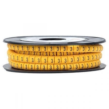 Маркер кабельный 1,5 мм2 "3" (1000 шт.) (ЕС-0) EKF PROxima