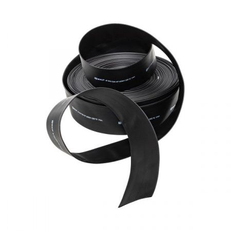 Термоусаживаемая трубка ТУТ нг 50/25 черная рулон EKF PROxima